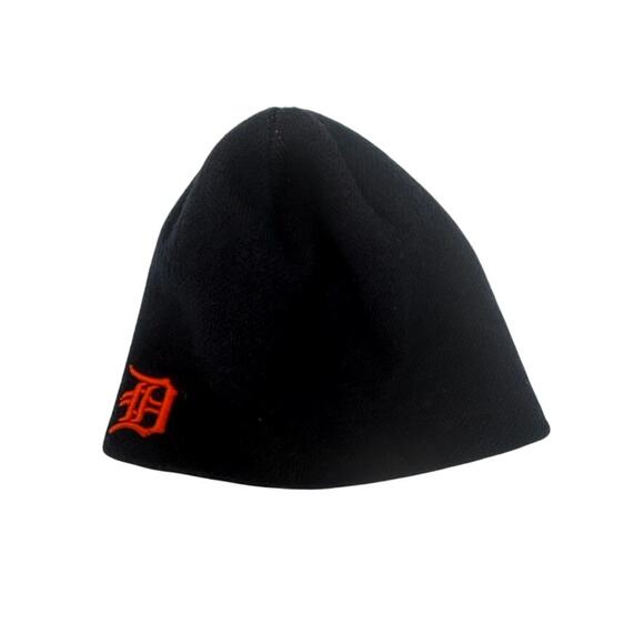 Detroit Tigers Old English D Knit Beanie Black Orange Fan Favorite OSFA - Picture 6 of 7